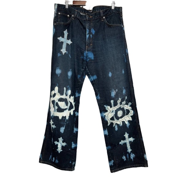 Dickies Men’s Jeans Tie Dye - Picture 2 of 8